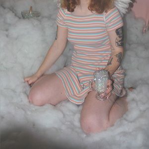 Striped Pastel Dress